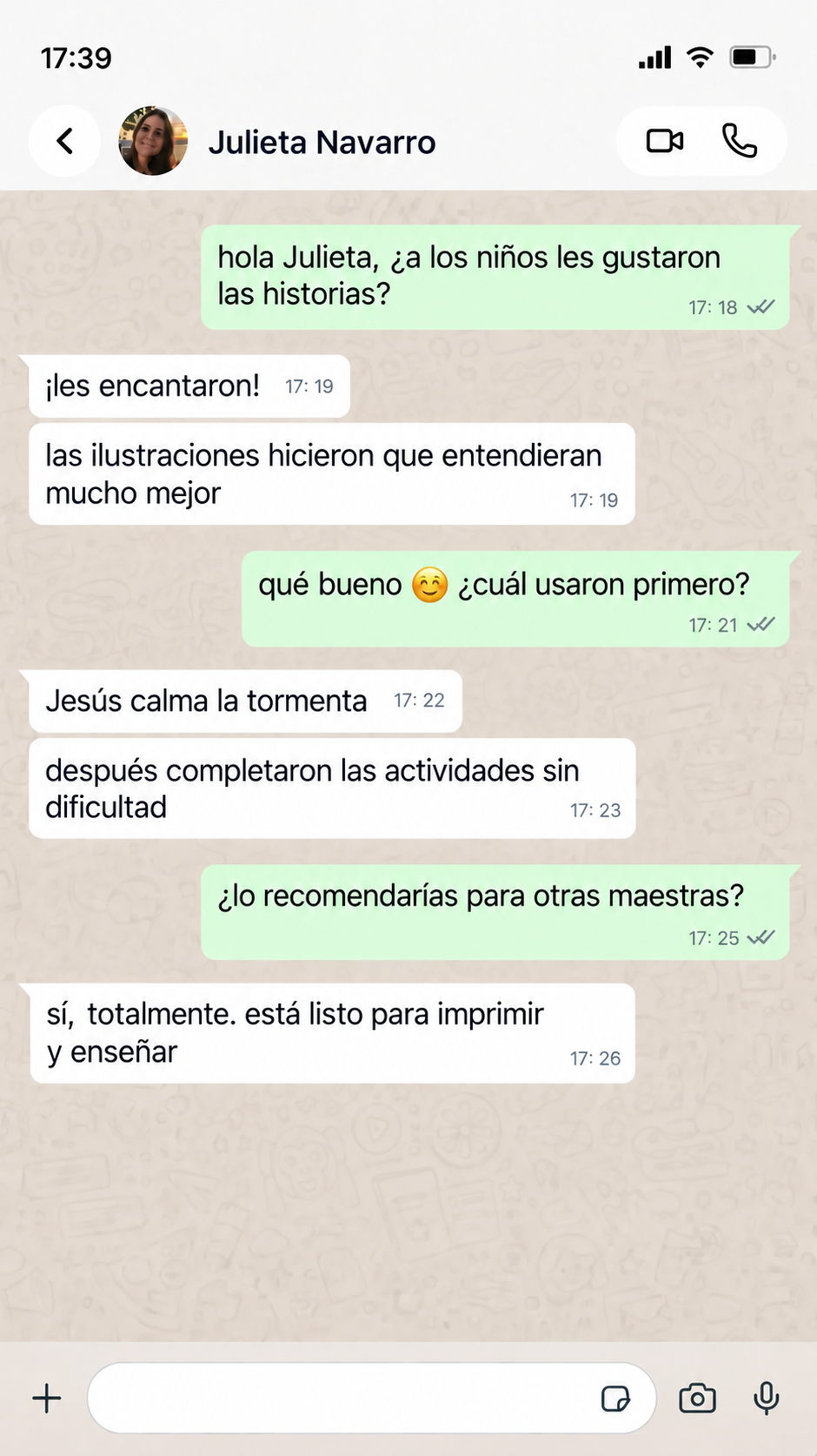 Testimonio sobre la historia de Jesús calmando la tormenta